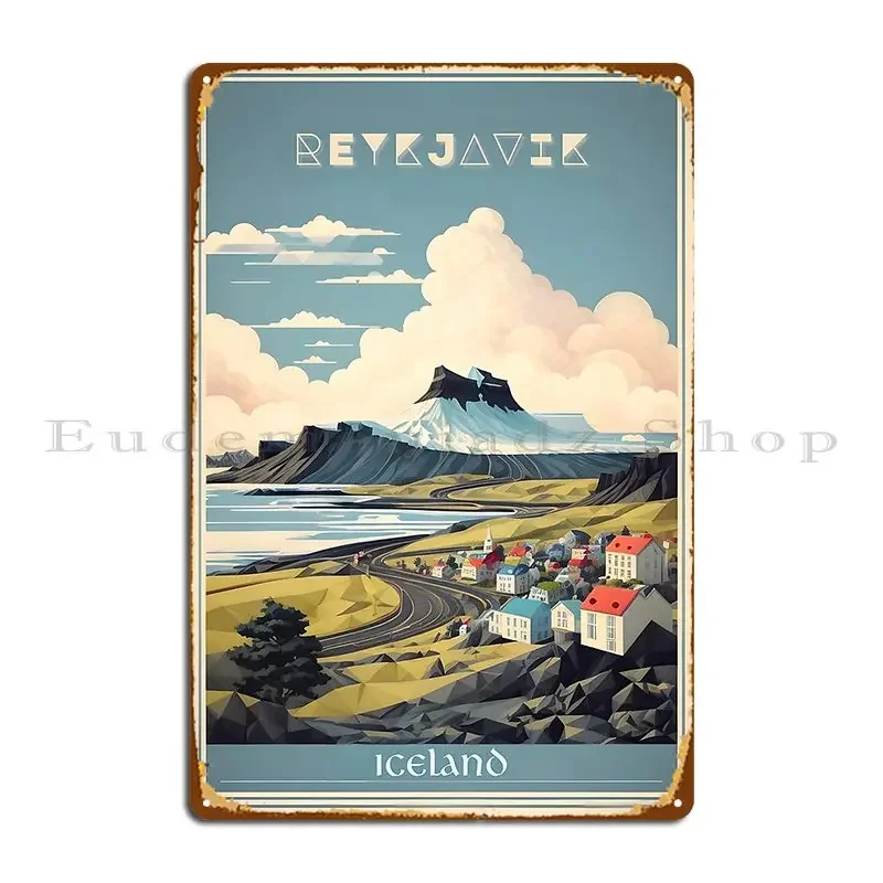 Vintage Collectible Posters - 레이캬비크 S 빈티지 뷰티 레트로 포스터