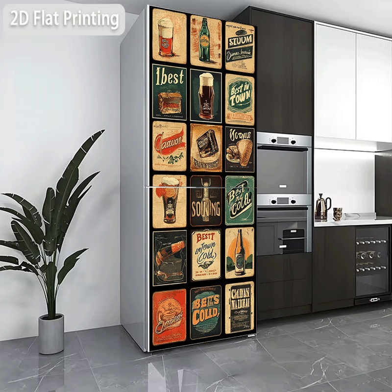 Vintage Collectible Posters - 냉장고 스티커, 냉장고 및 식기세척기 스티커,