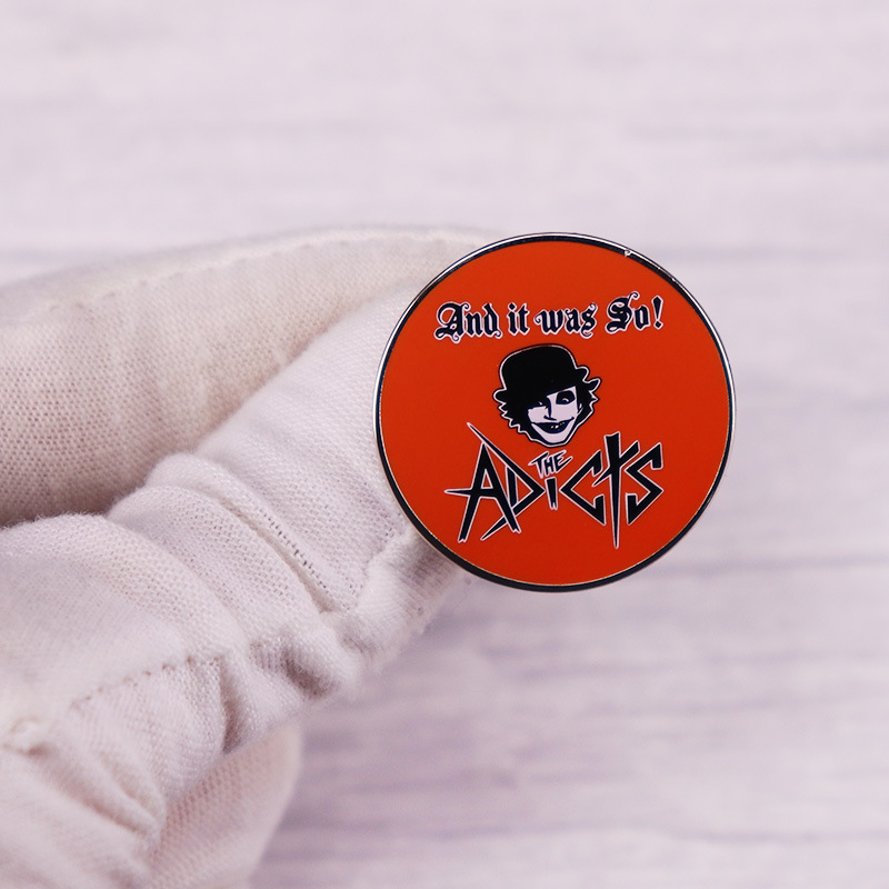 Vintage Collectible Pins - The- Adicts 에나멜 핀 빈티지 록