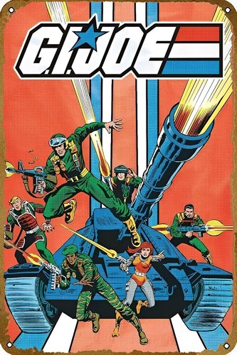 Gi Joe – 탱크 포스터 빈티지 레트로 수집용 주석 - Vintage Collectible Posters 리뷰 및 가격