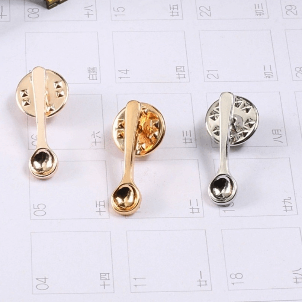 새롭고 귀여운 디자인의 스푼 브로치, 독창적인 메탈 빈 - Vintage Collectible Pins 리뷰 및 가격