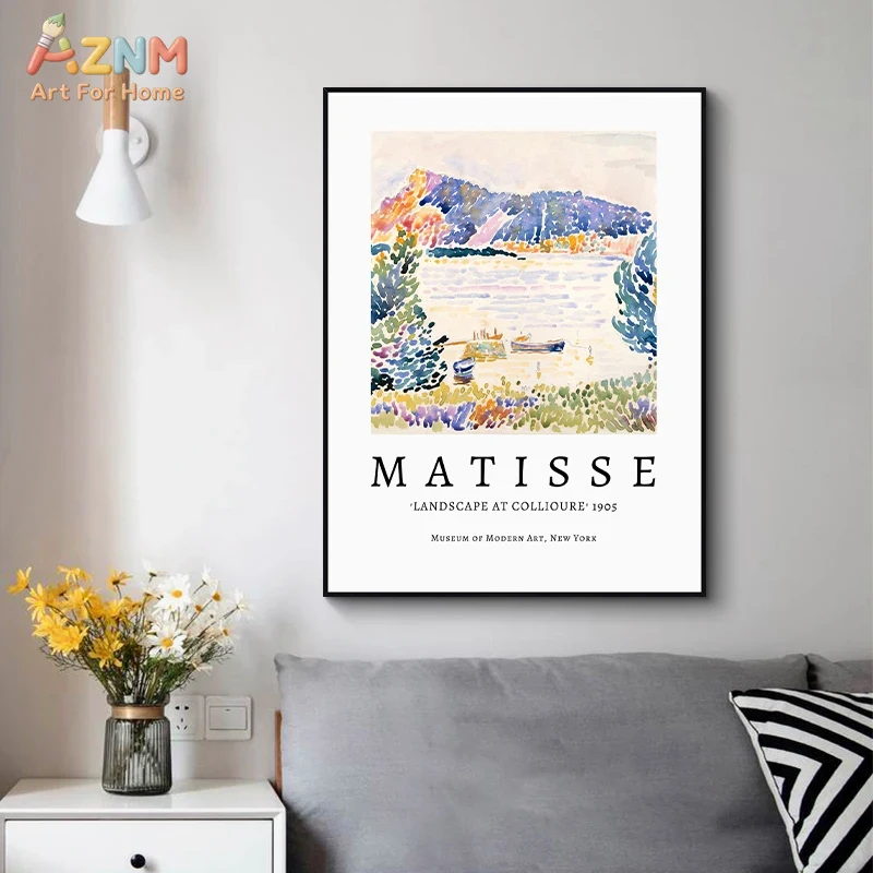 AZNM 캔버스 페인팅 빈티지 앙리 마티스 유명 화가  - Vintage Collectible Posters 리뷰 및 가격