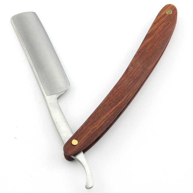 빈티지 나무 손잡이 직선형 스테인리스 스틸 이발사 면도 - Vintage Collectible Knife 리뷰 및 가격