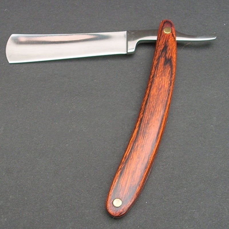 빈티지 나무 손잡이 직선형 스테인리스 스틸 이발사 면도 - Vintage Collectible Knife 리뷰 및 가격