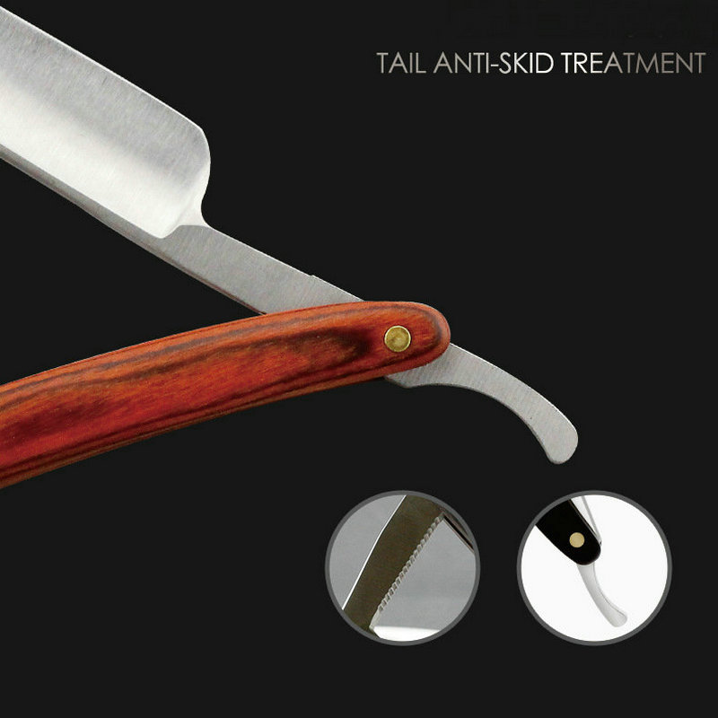 1개 빈티지 대형 직선형 이발사 면도칼 접이식 면도칼  - Vintage Collectible Knife 리뷰 및 가격