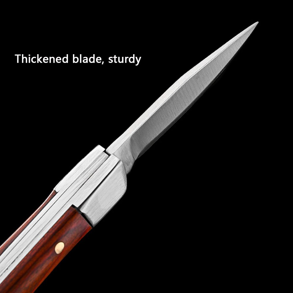 빈티지 곡선형 나무 손잡이 접이식 포켓 나이프 두 가지 - Vintage Collectible Knife 리뷰 및 가격