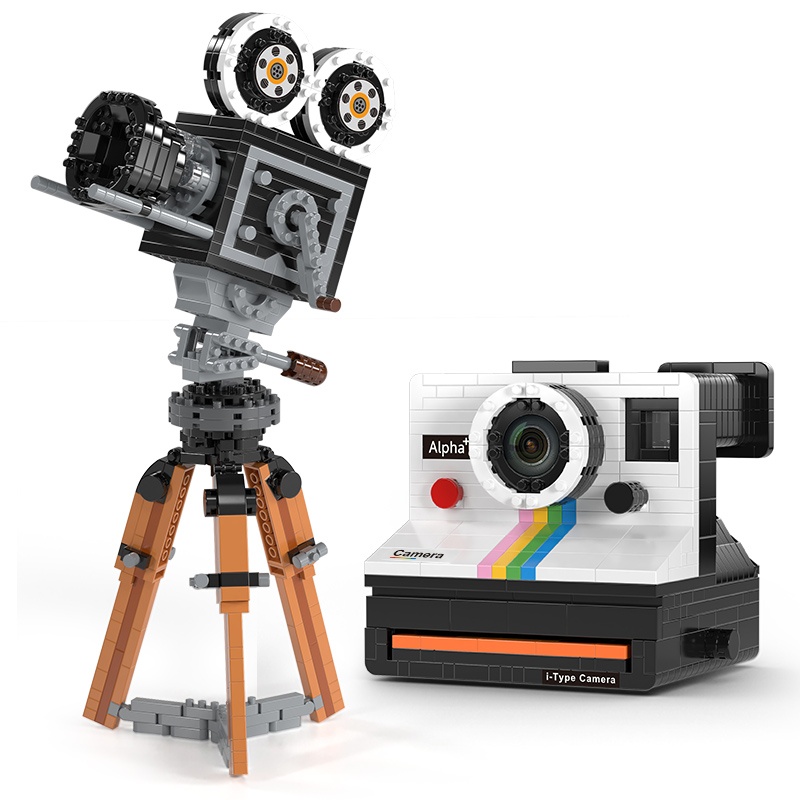 802pcs 미니 빌딩 블록 빈티지 모델 폴라로이드 레 - Collectible Vintage Cameras 리뷰 및 가격