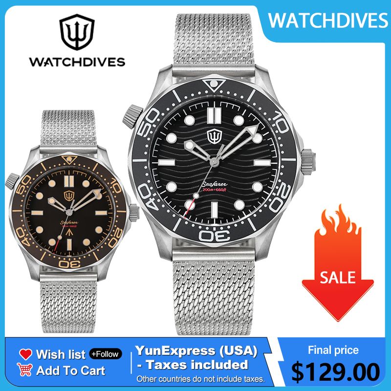 Watchdives 42mm 티타늄 다이브 시계 NTT - Vintage Watch Collecting 리뷰 및 가격