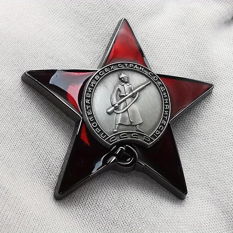 1Pc 레드 스타 배지 라펠 핀 빈티지 앤티크 클래식  - Vintage Collectible Pins 리뷰 및 가격
